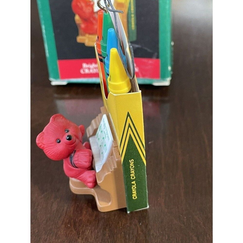 Hallmark Keepsake Ornament Crayola Bright Vibrant Carols 1991 Collectors Series